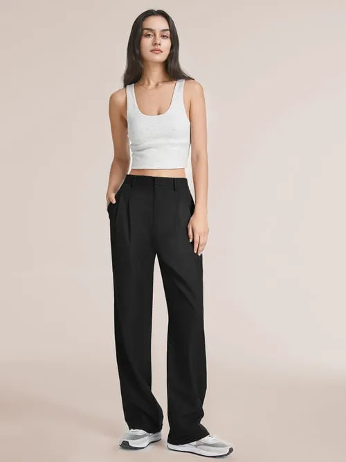 THE EFFORTLESS TAILORED WIDE LEG PANTS - BUY 2 VIP SHIPPING