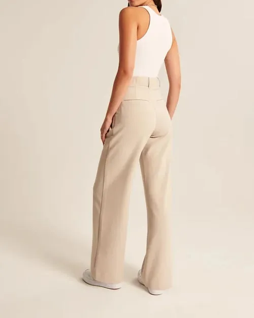 THE EFFORTLESS TAILORED WIDE LEG PANTS - BUY 2 VIP SHIPPING