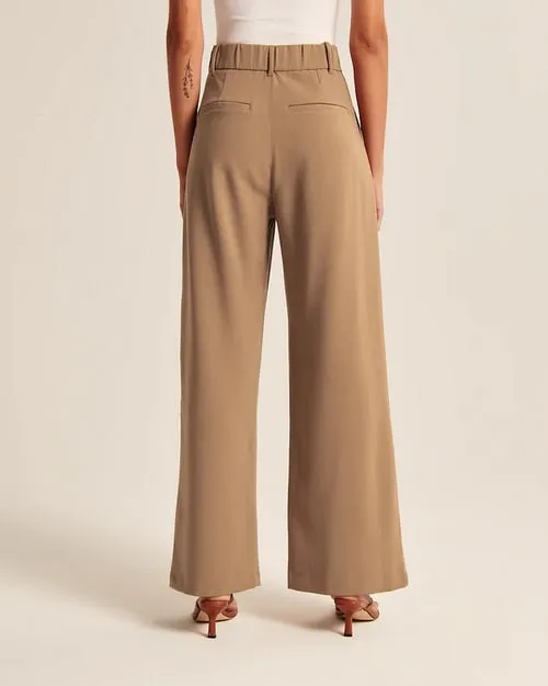 THE EFFORTLESS TAILORED WIDE LEG PANTS - BUY 2 VIP SHIPPING