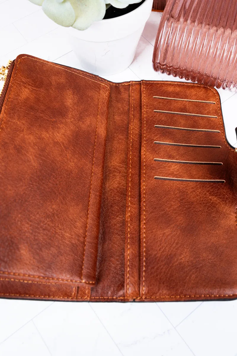 The Essentials Brown Faux Leather Wallet