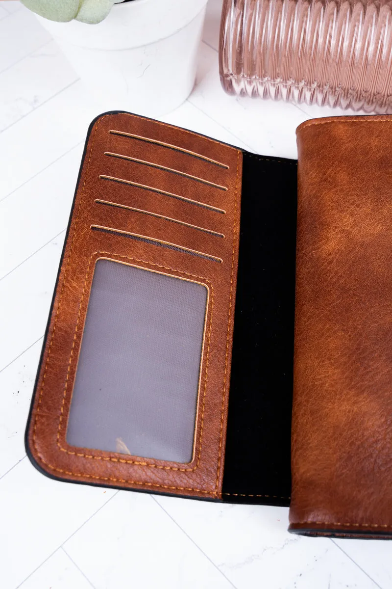The Essentials Brown Faux Leather Wallet
