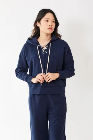 The Great The Lace Up Hoodie