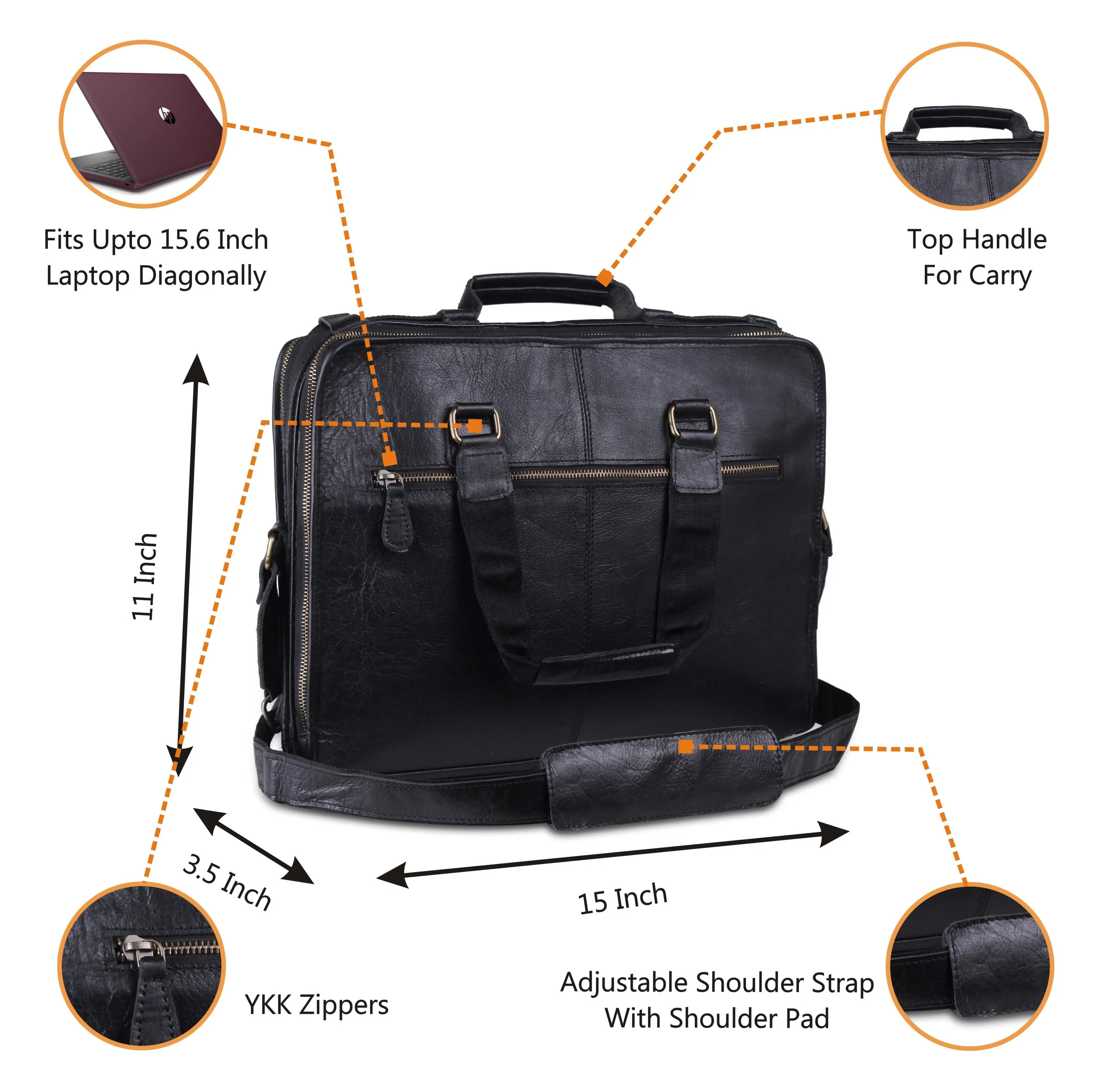 The Zephyr Organizer Briefcase