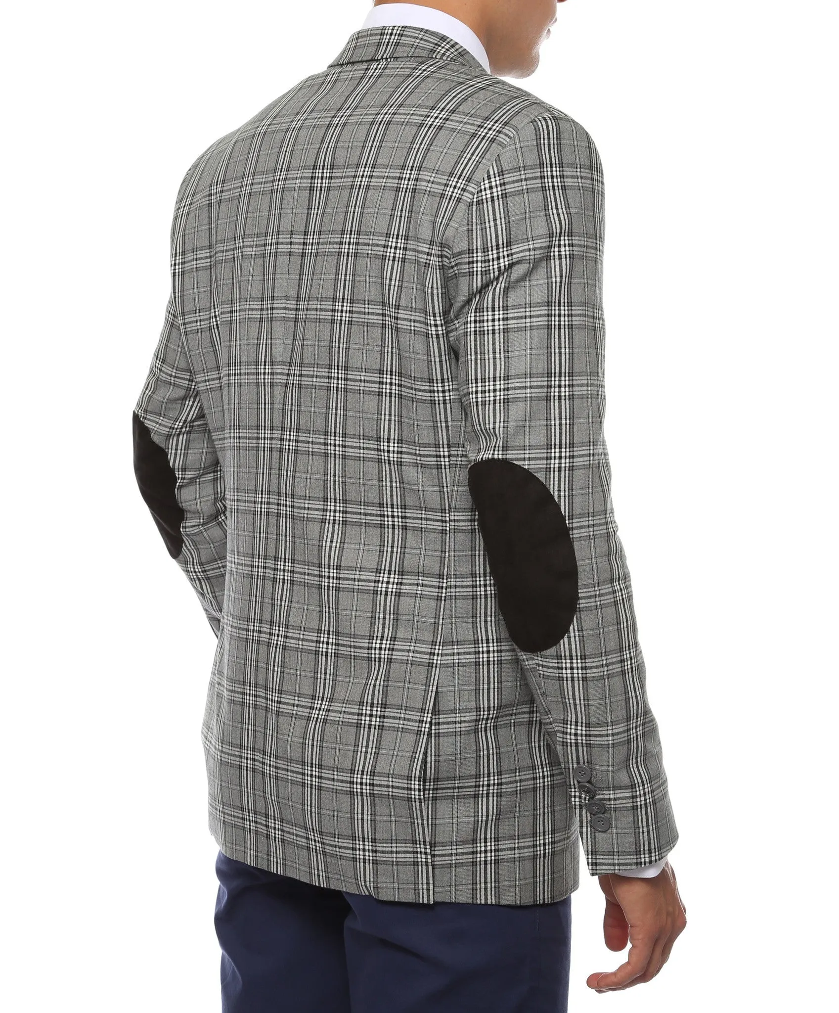 The Zeus Plaid Slim Fit Mens Blazer