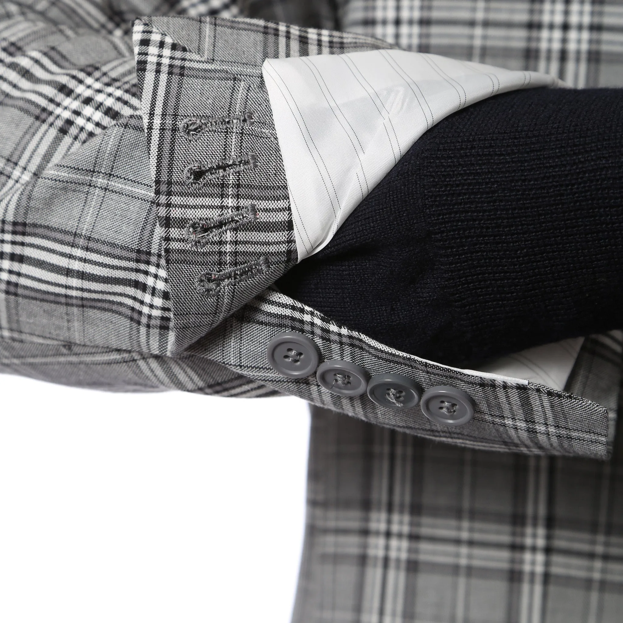 The Zeus Plaid Slim Fit Mens Blazer