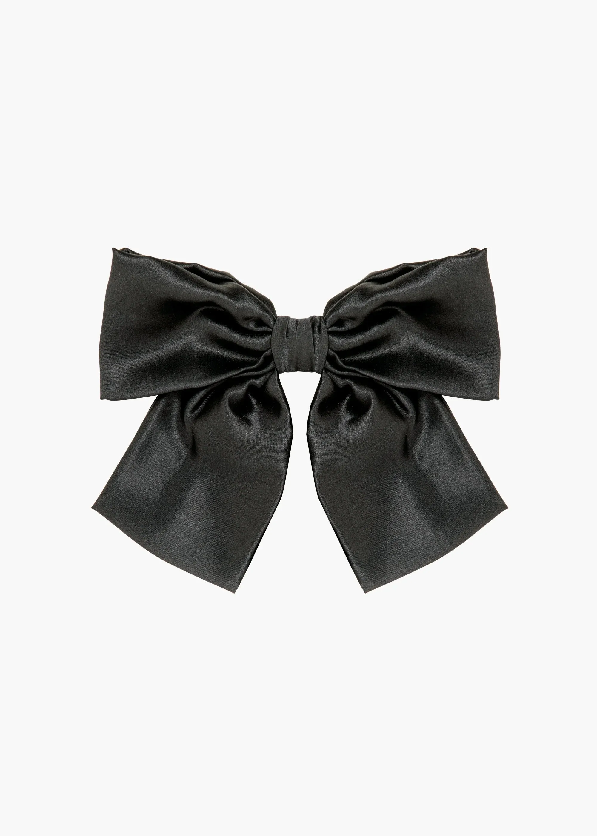 Tilly Bow Barrette in Black