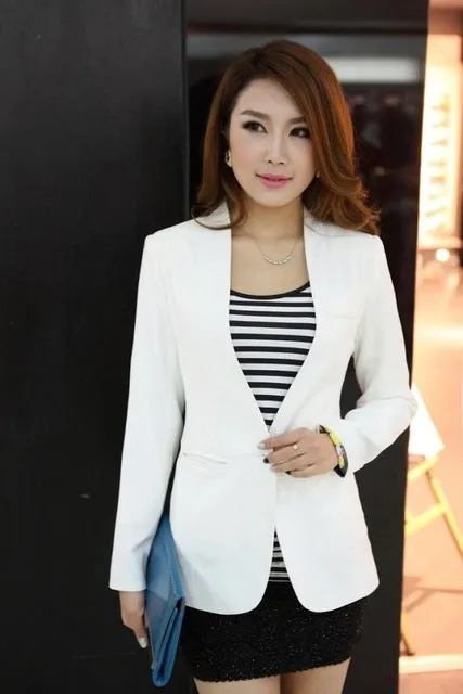 Top Elegant Double Breasted Short Design Clothes Blazer