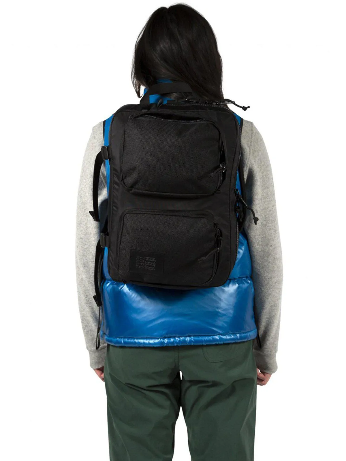 Topo Designs Global Briefcase Black Ballistic