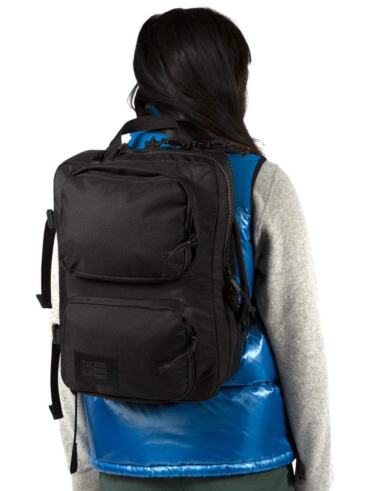 Topo Designs Global Briefcase Black Ballistic