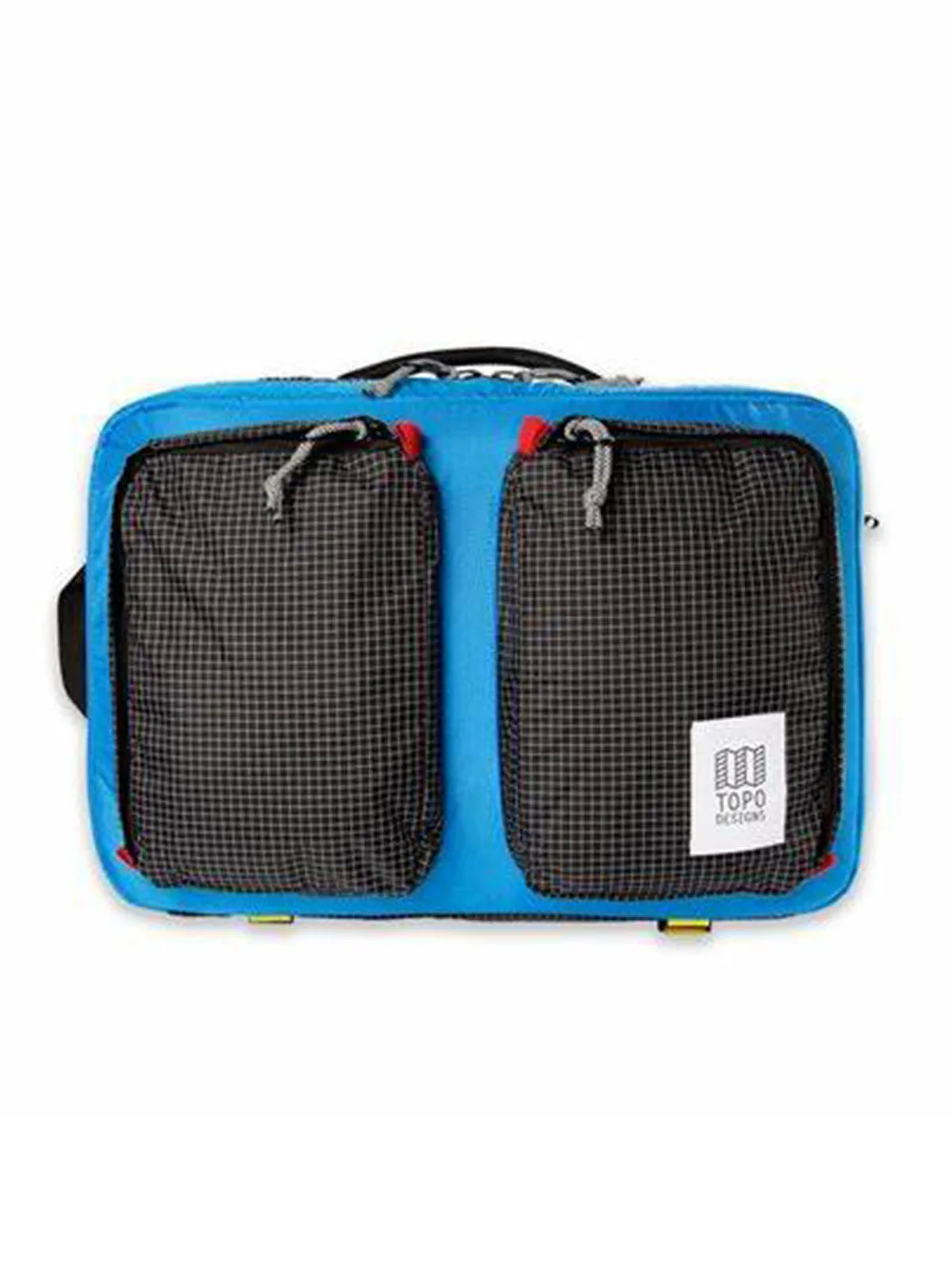 Topo Designs Global Briefcase Blue Black Ripstop