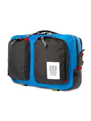 Topo Designs Global Briefcase Blue Black Ripstop