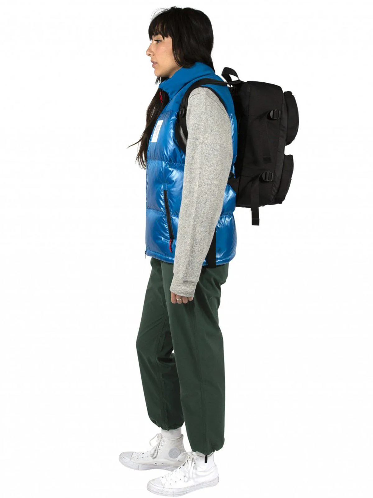 Topo Designs Global Briefcase Blue Black Ripstop