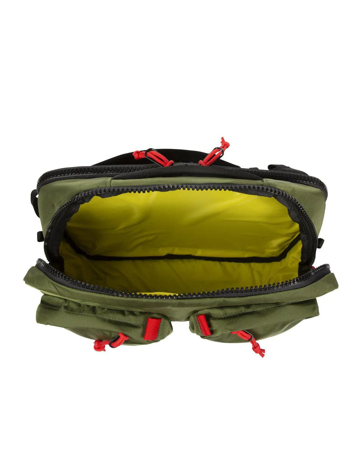 Topo Designs Global Briefcase Red Black Ripstop