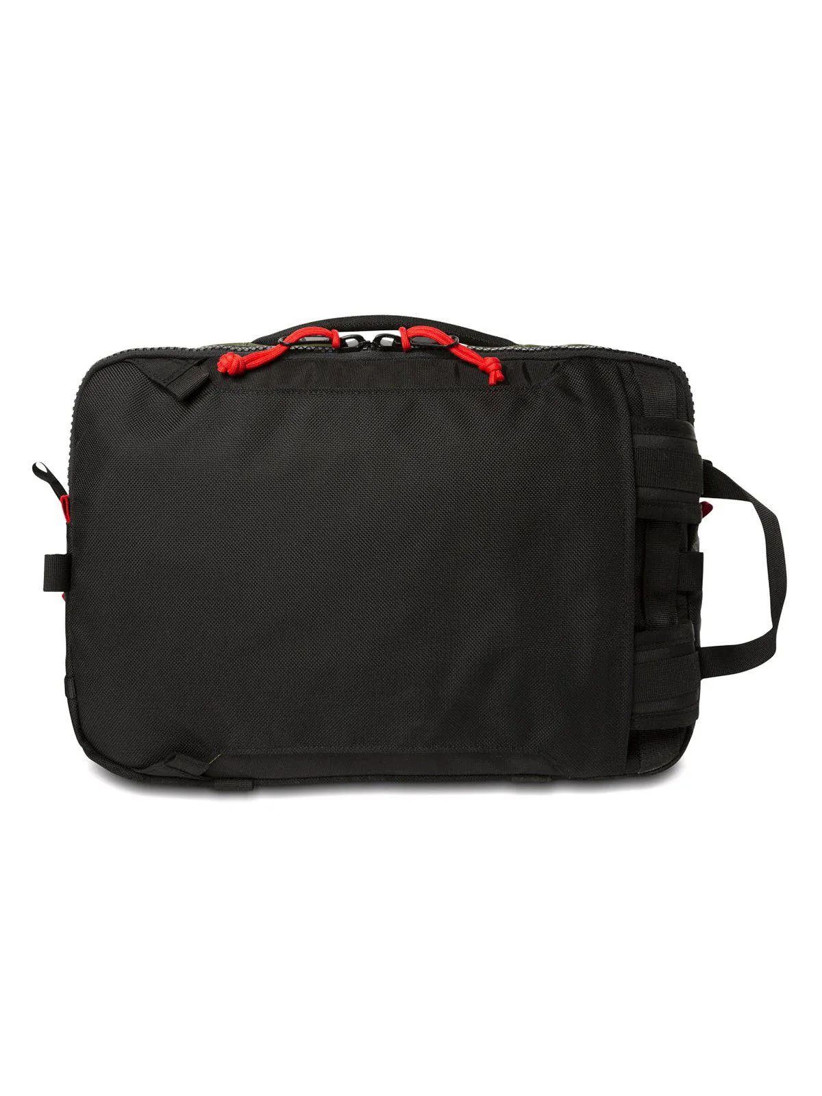Topo Designs Global Briefcase Red Black Ripstop