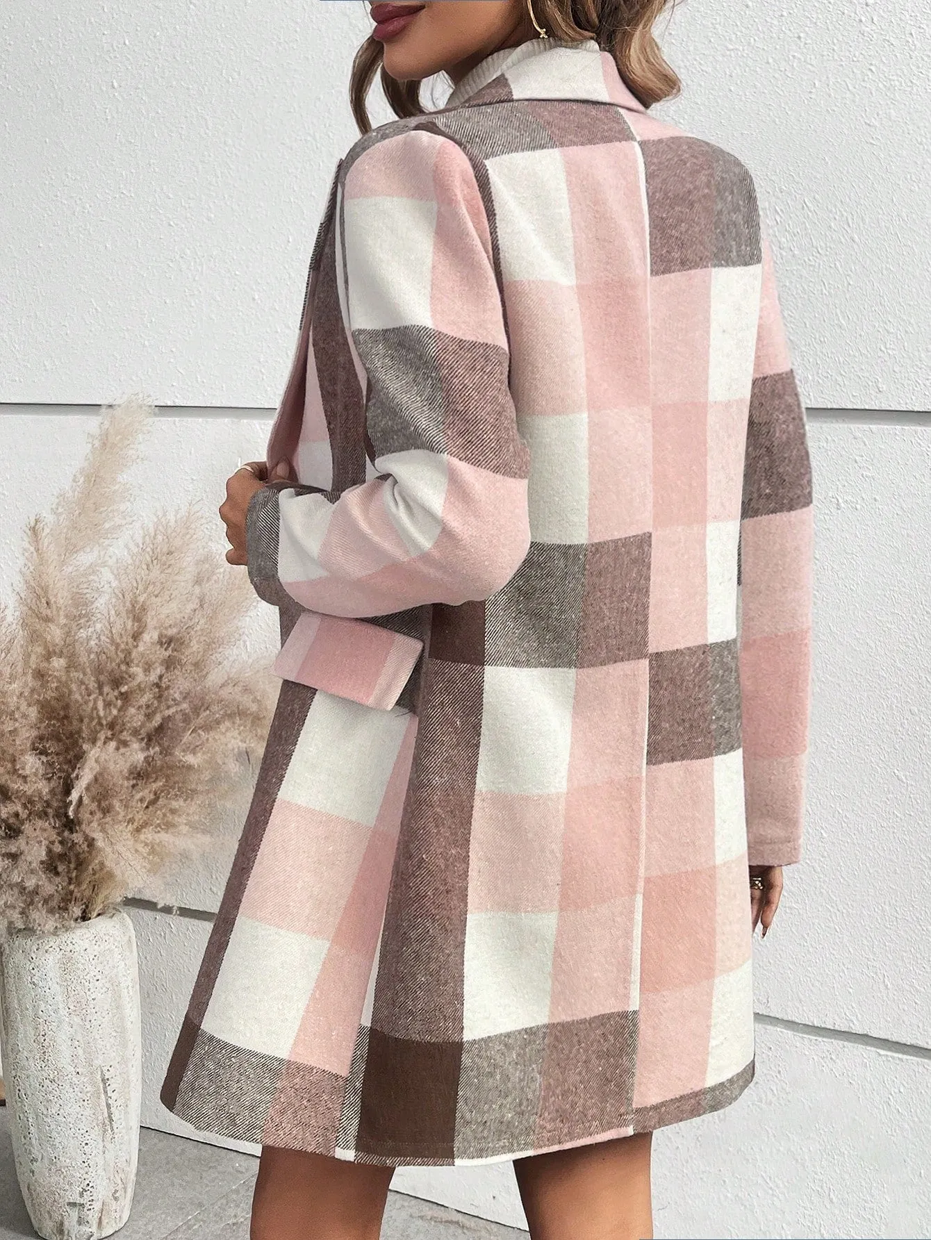 Traje Cruzado de Cuadros Raffinéa