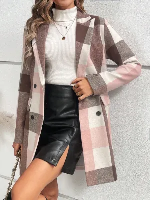 Traje Cruzado de Cuadros Raffinéa
