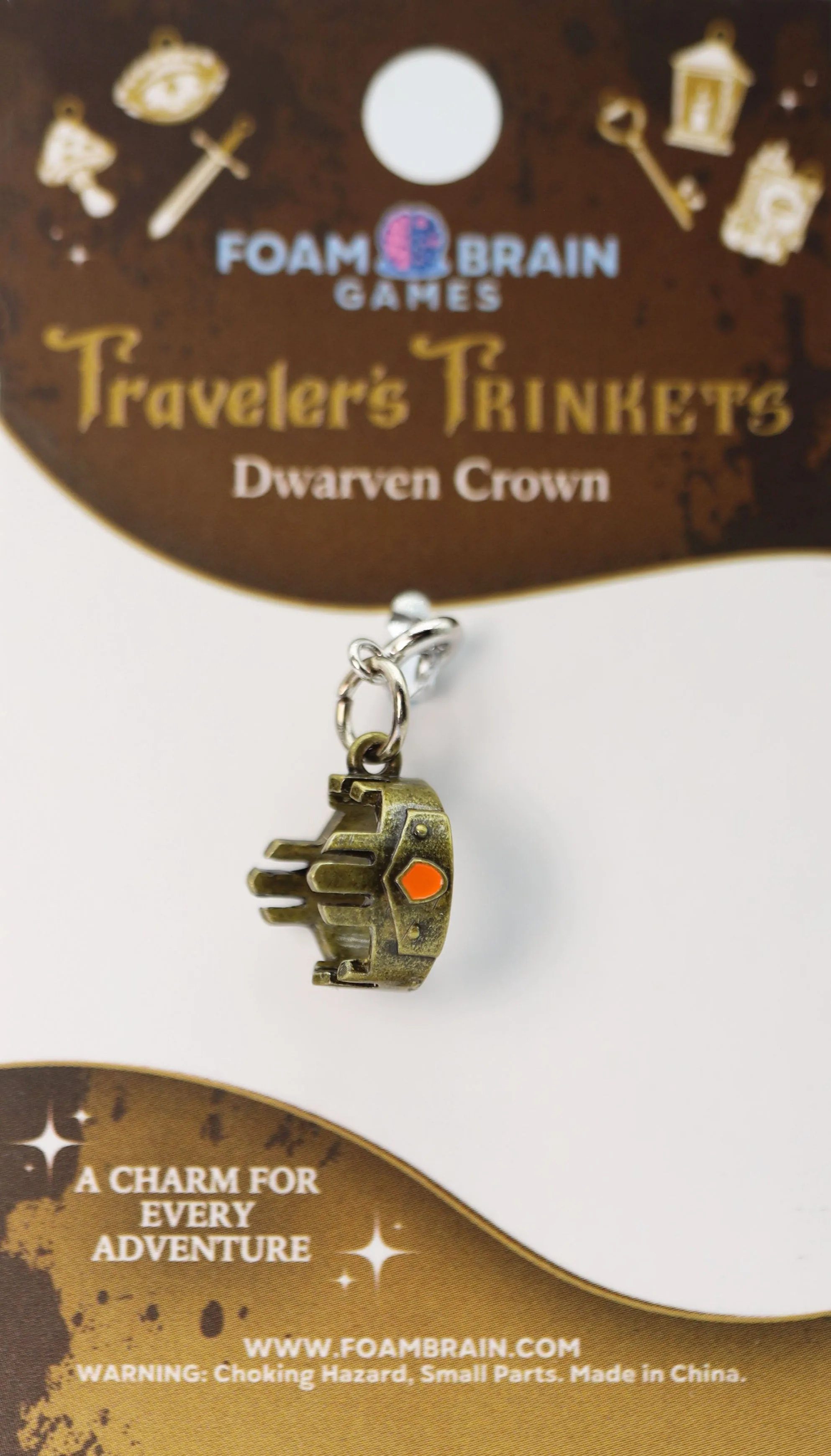 Traveler's Trinkets: Dwarven Crown Charm