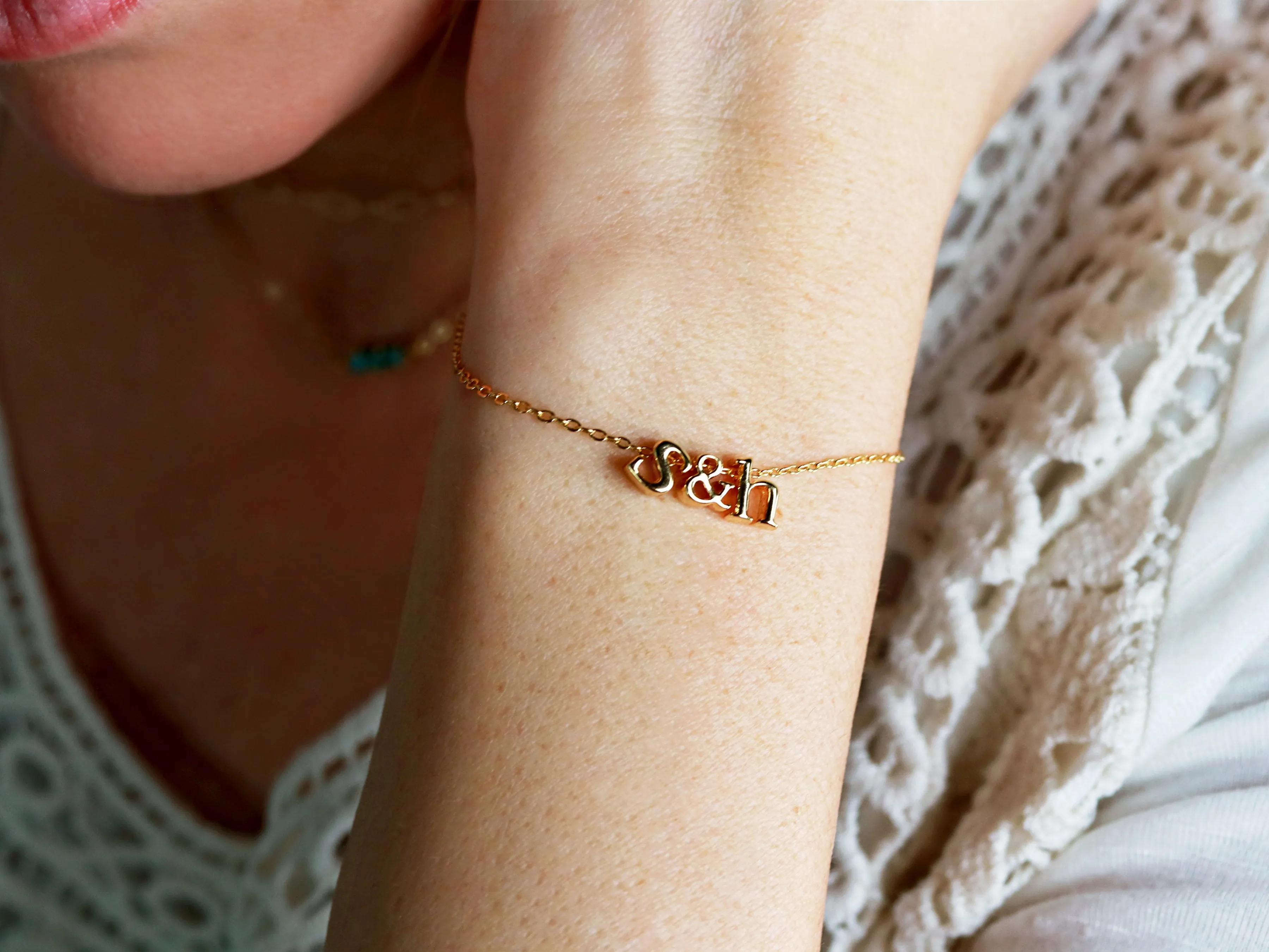 Triple Lowercase Bracelet