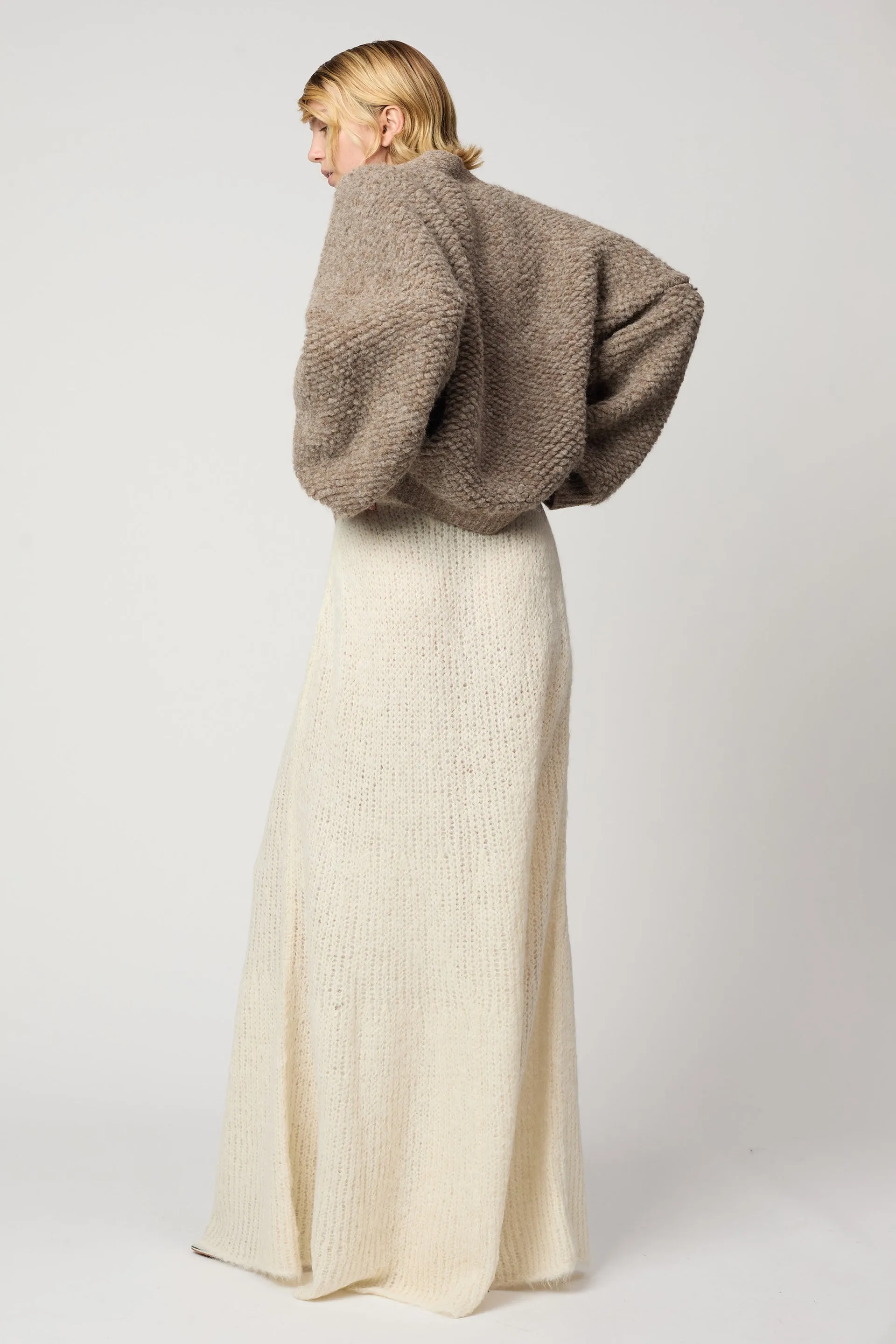 TRISTAN CARDIGAN, FRENCH TERRY