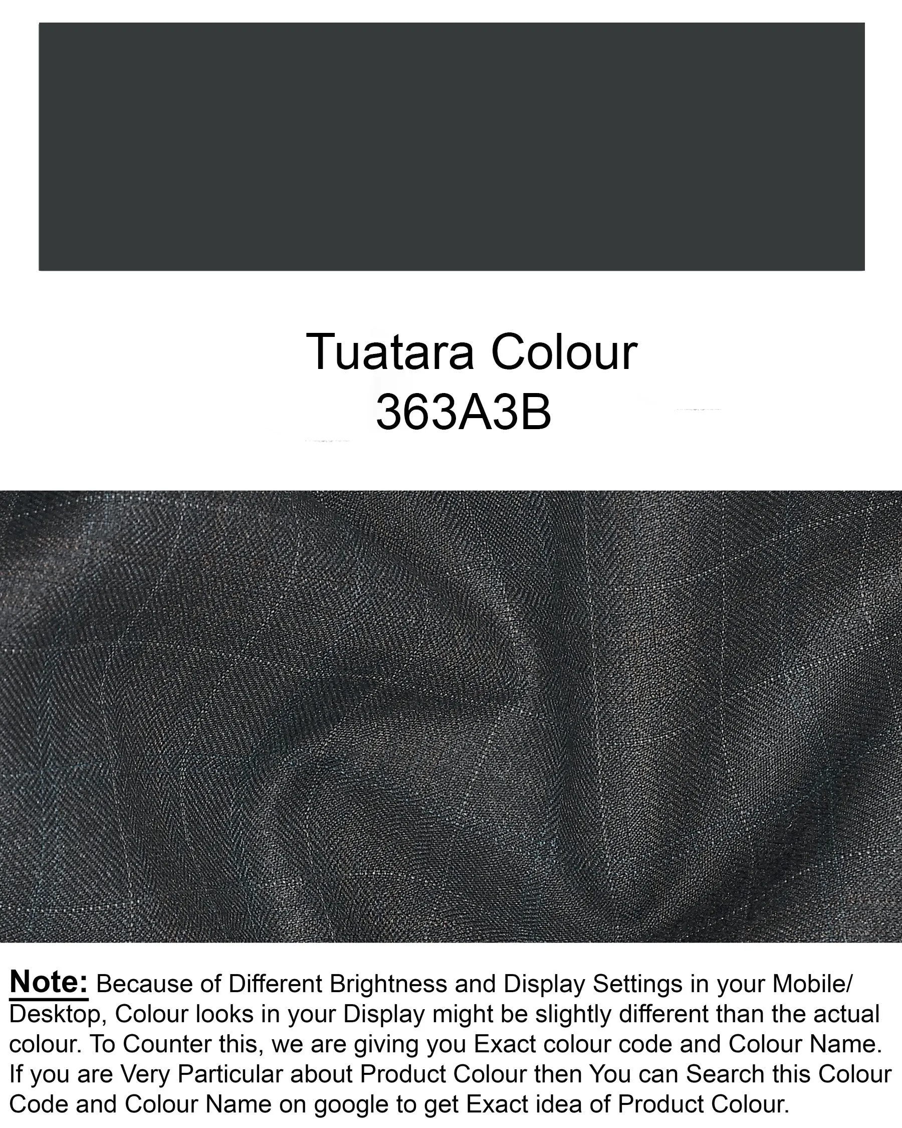Tuatara Checked Wool Rich Tuxedo Blazer