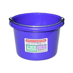 Tuff Stuff small round bucket 5 qts (Purple)