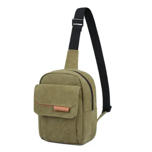 TULLIO Small Camera Bag, Crossbody for Photographer Canvas Sling Bag, Waterproof Dslr Bag Compatible with Nikon Sony