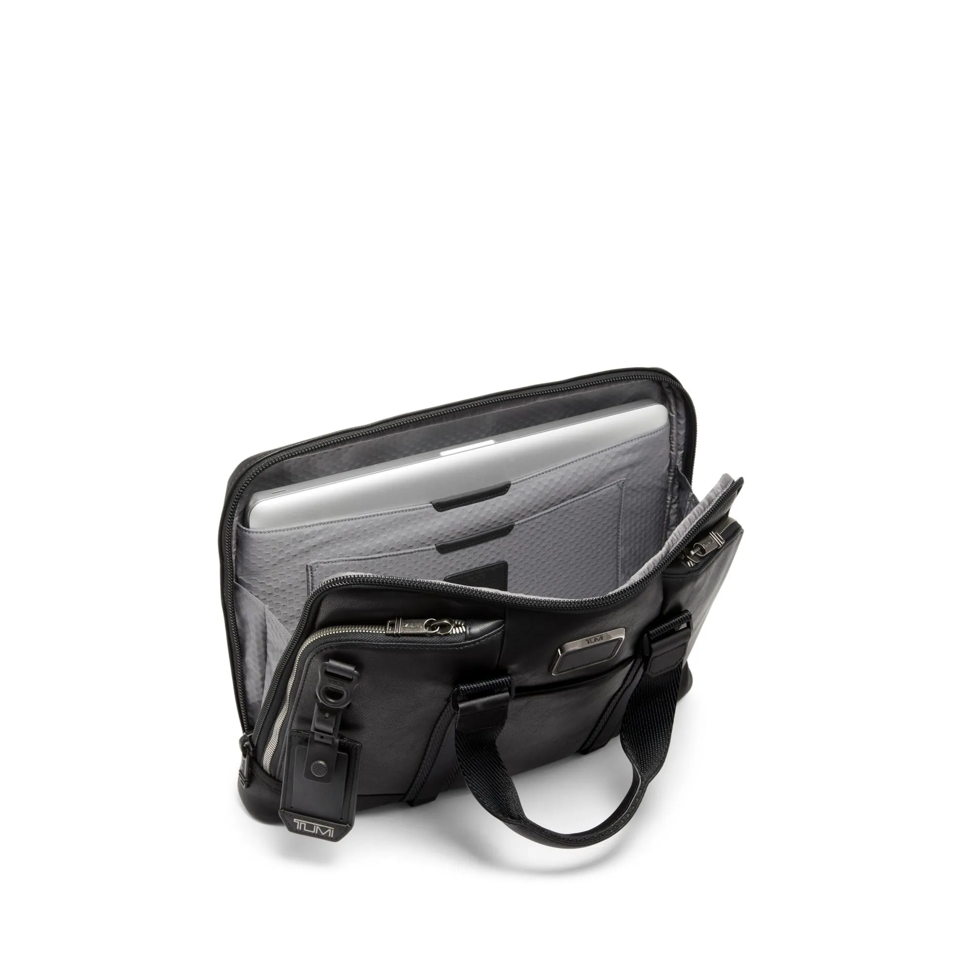 Tumi Alpha Bravo Leather Academy Briefcase