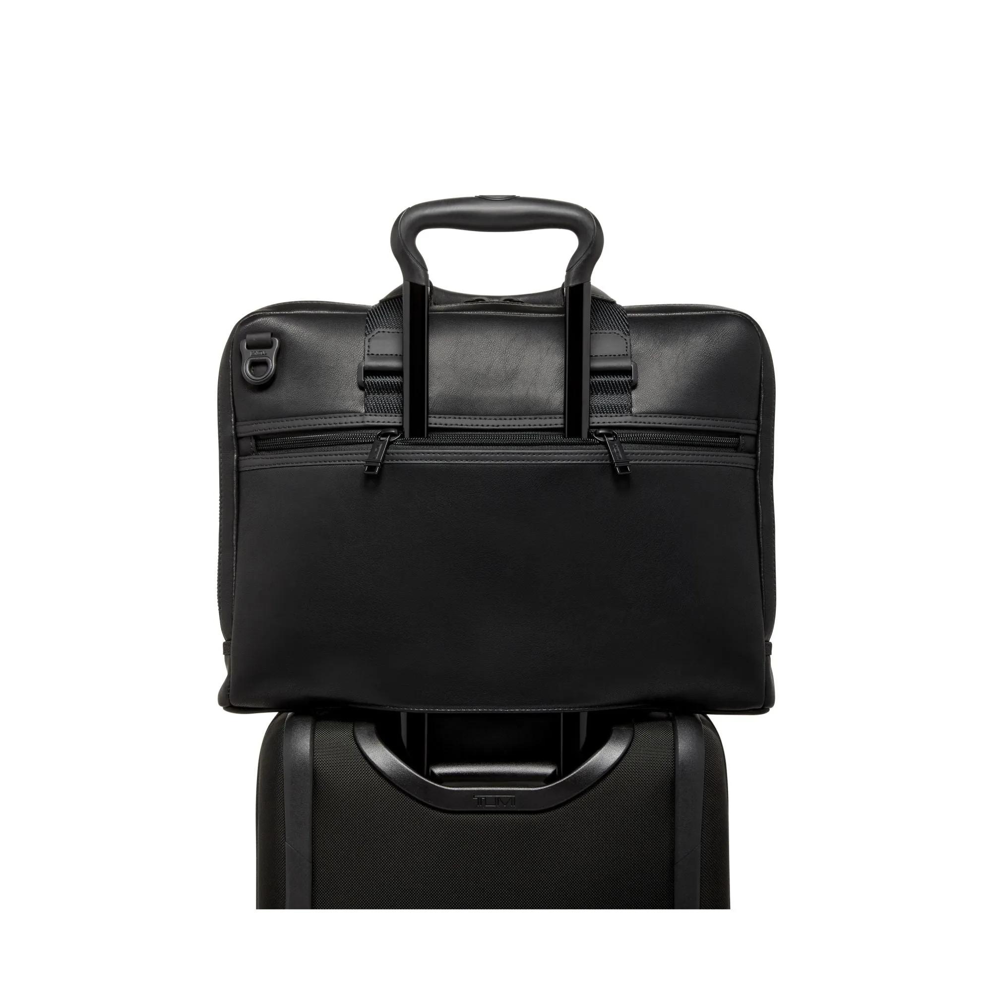 Tumi Alpha Bravo Leather Academy Briefcase