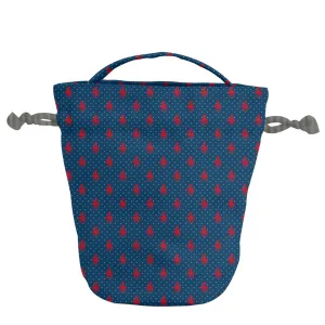 Twilight Rose Drawstring Bucket Bag