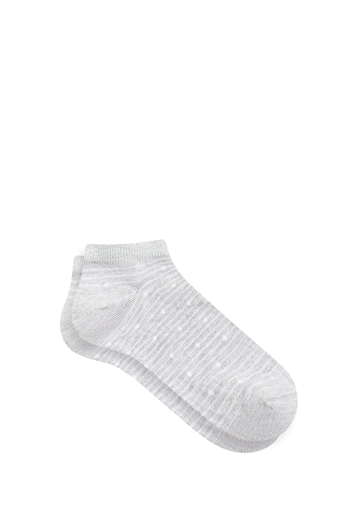Two Packs Grey Ankle Socks