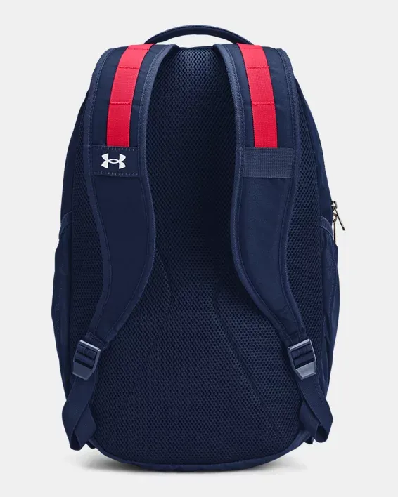 Under Armour UA Hustle 5.0 Backpack - Academy / Red