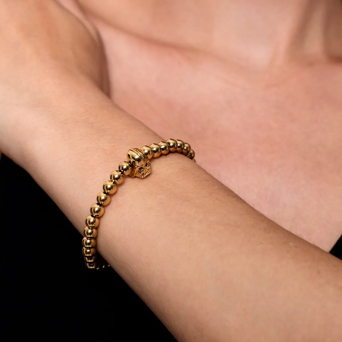Vader | 18k Gold | Crystal Charm Bracelet