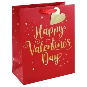 Valentine Text Medium Bag