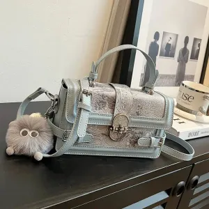Vintage Floral Small Square Bag