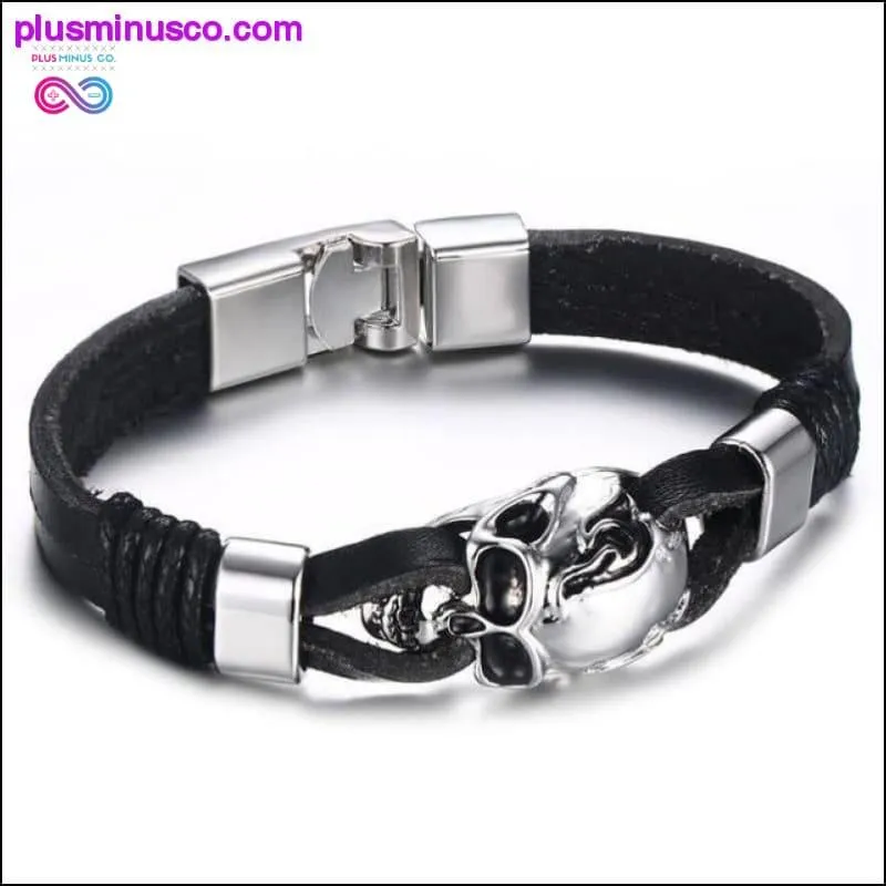 Vnox Lucky Vintage Men's Leather Bracelet Playing Cards Raja