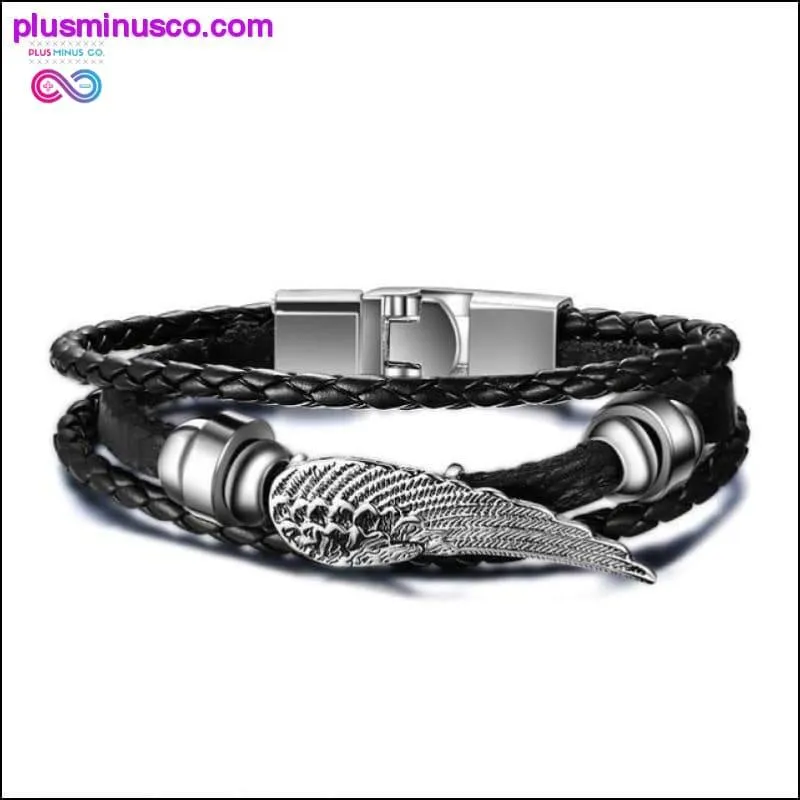 Vnox Lucky Vintage Men's Leather Bracelet Playing Cards Raja