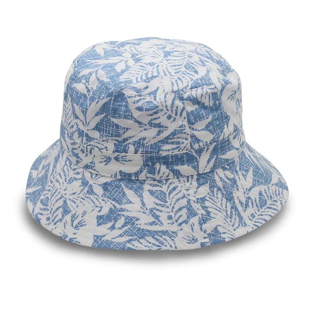 Wade Bucket Hat - White/Blue