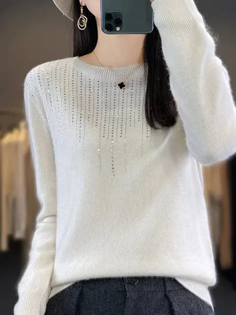 Warm glittery sweater