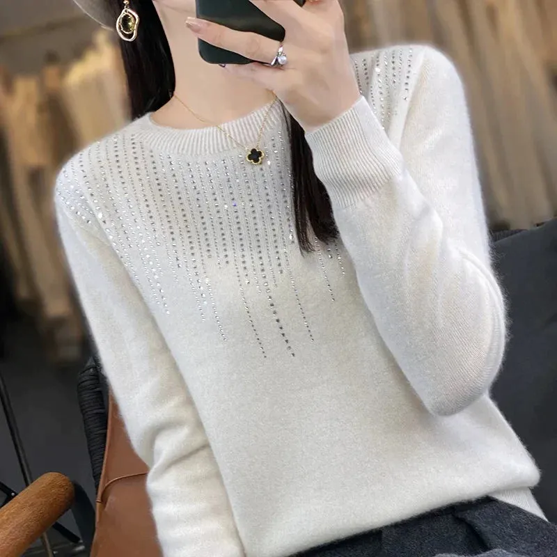 Warm glittery sweater