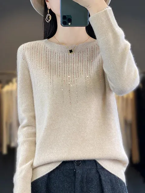 Warm glittery sweater