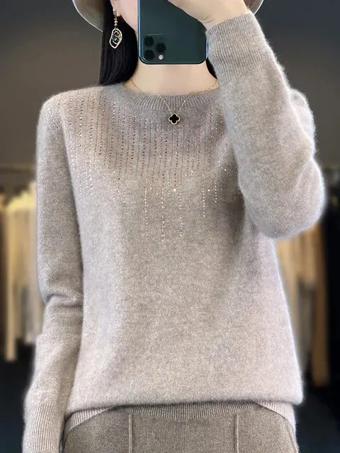 Warm glittery sweater