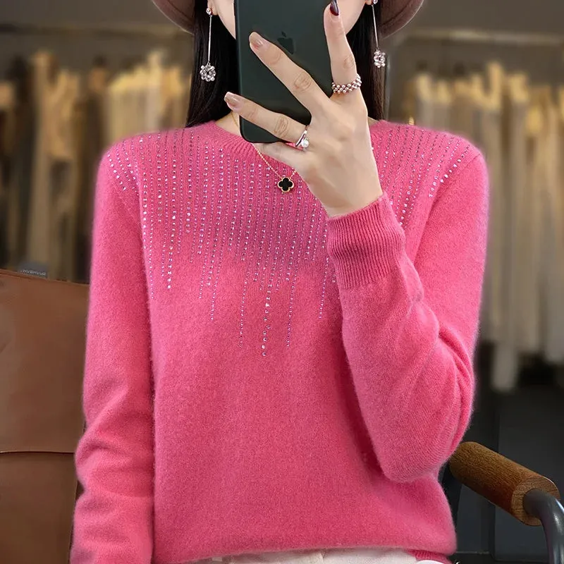 Warm glittery sweater