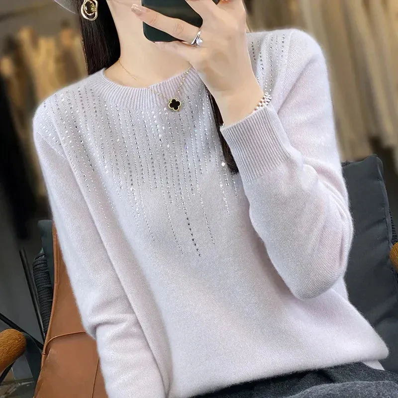Warm glittery sweater