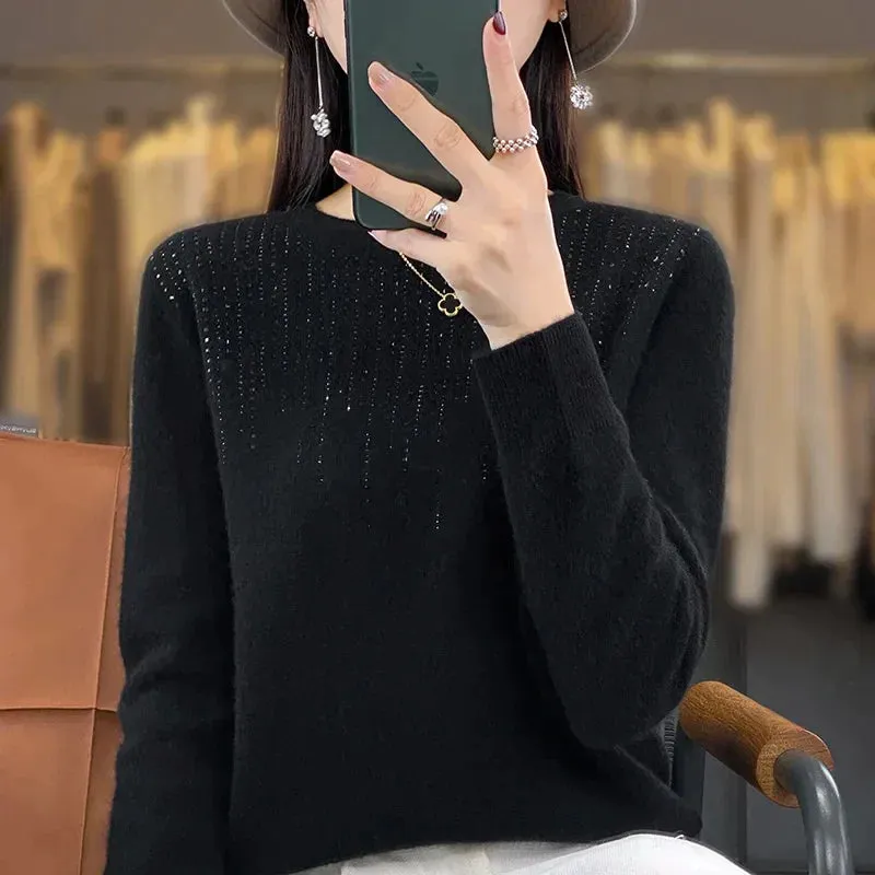 Warm glittery sweater