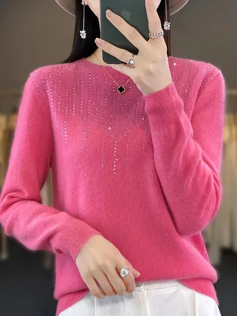 Warm glittery sweater