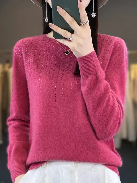 Warm glittery sweater