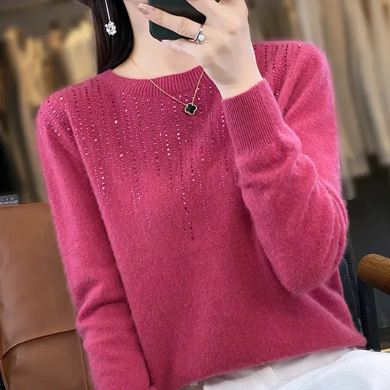 Warm glittery sweater