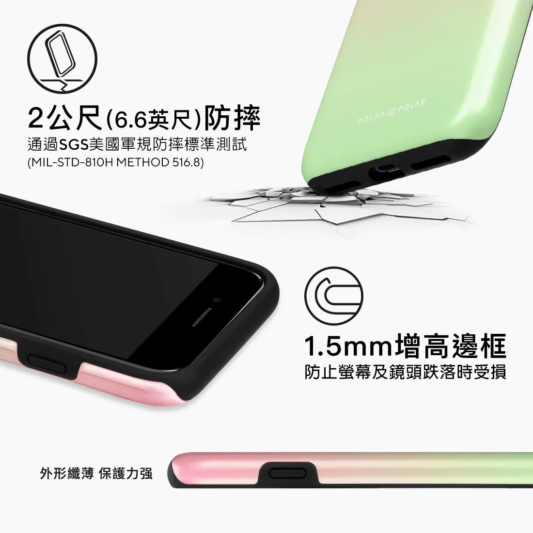 Watermelon Pastel Custom - iPhone SE3 / SE2 / 8 / 7 Case