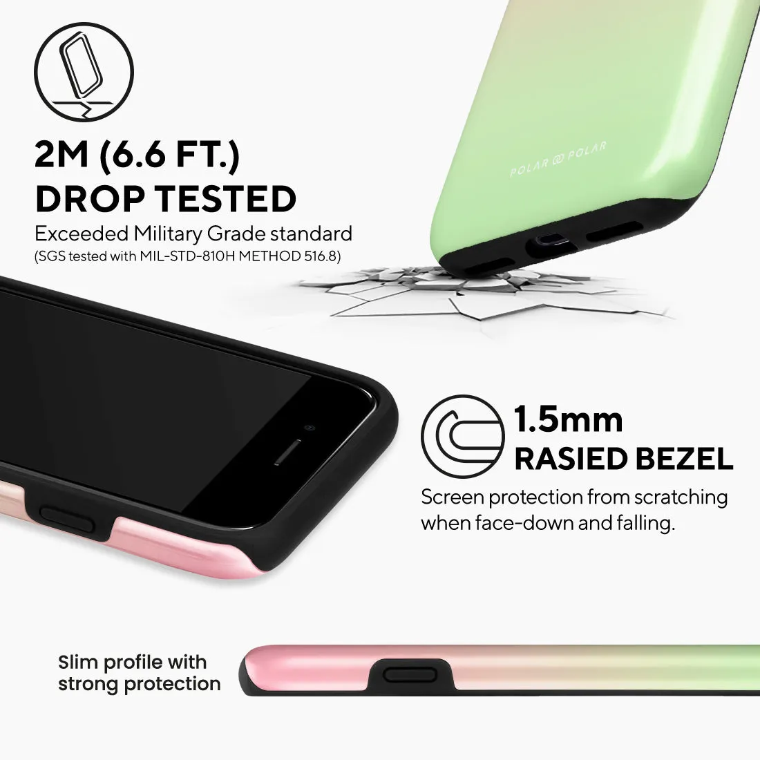 Watermelon Pastel Custom - iPhone SE3 / SE2 / 8 / 7 Case