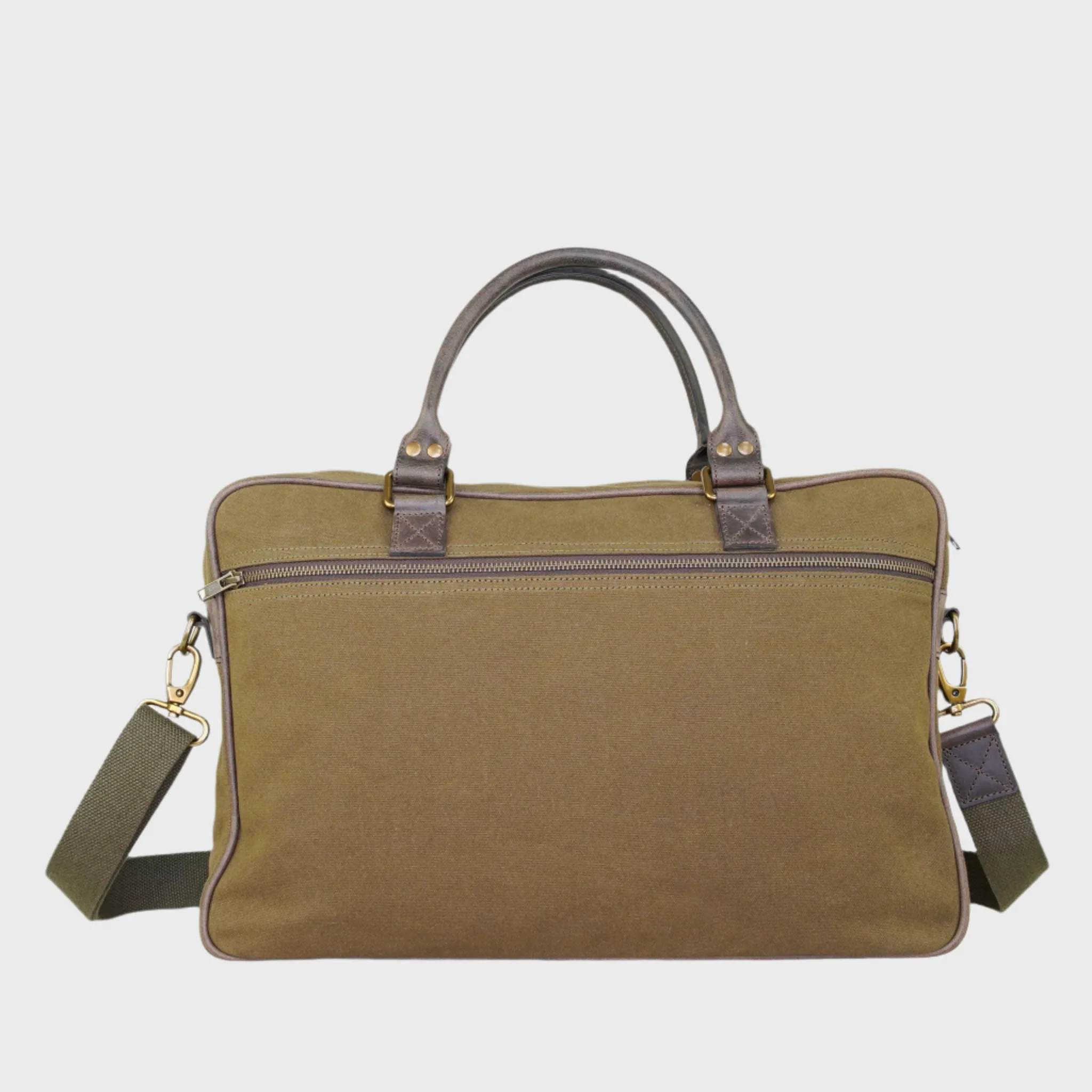 Waxed Canvas Briefcase
